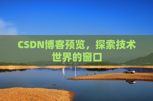 CSDN博客预览，探索技术世界的窗口